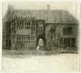O Red Lion Inn, Glastonbury, Somerset, 1881
