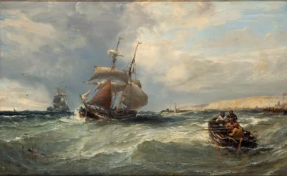 Brigantine ao largo de Yarmouth