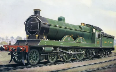 À sombra da Catedral de York: um depósito do Nordeste. Locomotiva a vapor da London and North Eastern Railway, classe C8 731