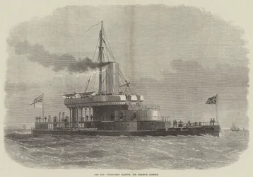 O novo Turret-Ship Glatton, para Harbor Defense