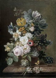 Natureza morta com flores