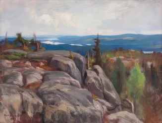 Paisagem (paisagem de Koli). 1929