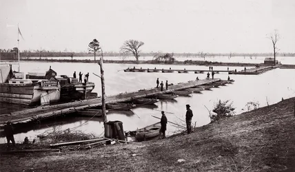 Ponte do pontão, 1861-65.