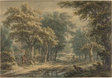 Em Donderen, nos Bosques de Drenthe