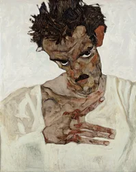 Auto-retrato com cabeça abaixada
