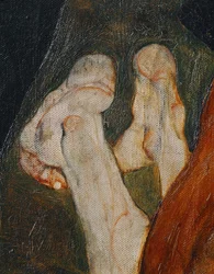 Kardinal und Nonne, Cardeal e freira (óleo sobre tela)