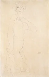 Rapariga nua, 1912