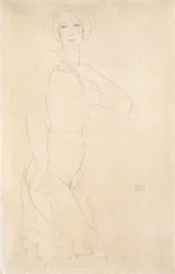 Menina nua; Madchenakt, 1912