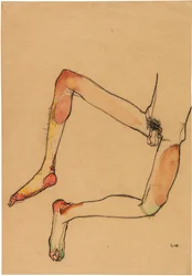 Abdômen masculino nu, 1910.