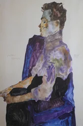 Retrato de Anton Peschka, 1911.