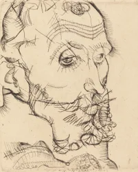 Retrato de Franz Hauer, 1914.