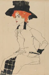 Retrato de uma mulher, 1910.