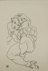 Nu sentado, 1917