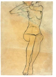 Nu sentado, 1910