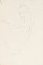 Nu sentado, 1912