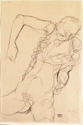 Nu sentado, 1914