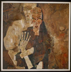 Selbstseher II, A morte e o homem (óleo sobre tela)