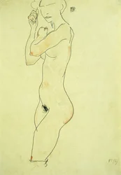 Nu em pé, 1913