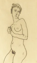 Nu em pé, 1918