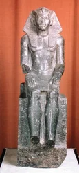 Estátua de Amenemhat III (diorito gnaisse)