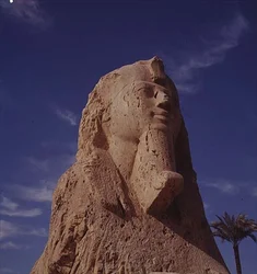 Esfinge de Alabastro, Novo Reino, provavelmente do reino de Amenhotep II, c.1450-1425 aC (ver também 59239)