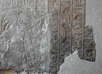 Baixo relevo. Templo Funerário de Hatshepsut, Deir el Bahari