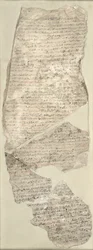 Sinuhe Ostracon, New Kingdom (calcário)
