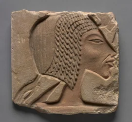 Talatat: Retrato de Nefertiti, c.1353-1347 aC