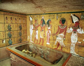 A câmara funerária no túmulo de Tutankhamon, Novo Império