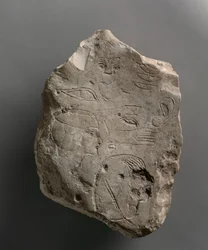 Peça experimental trabalhada em ambos os lados, c.1391-1353 aC