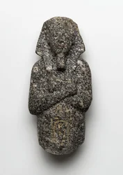 Ushabti de Akhenaton, de Tell el-Amarna, Novo Reino, c.1353-36 aC (granito)