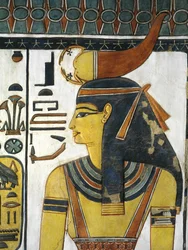 Egipto, Tebas, Luxor, Vale das Rainhas, Túmulo de Nefertari, Vestíbulo, Pinturas Murais, Deusa Selket