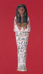 Figura Shabti, New Kingdom (madeira pintada)