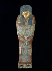 Caixão de Pedi-Osiris, Período Ptolemaico (305-30 aC) (madeira policromada e dourada)