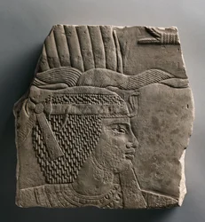 Alívio de um rei, 664-525 aC