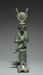 Estatueta de Ísis e Hórus, 664-30 aC