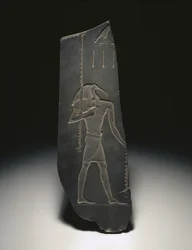 Thoth, Deus do Aprendizado e Patrono dos Escribas, 663-525 a.C. (ardósia)