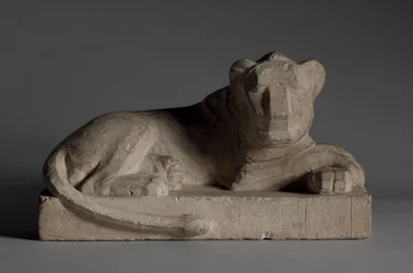 Estatueta de um leão, 380-246 aC