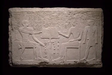 Fragmento de parede da tumba de Thenti, 2524-2400 aC