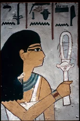 Egipto antigo, Pintura mural, Túmulo de Sennufer, Túmulo dos Nobres, Tebas