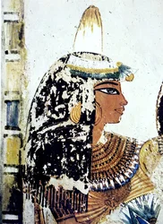 Pintura mural de túmulo egípcio