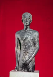 Estátua de Hor, de Alexandria, c.40 aC (basalto)