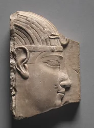Alívio votivo de um rei, período greco-romano, 305-246 aC