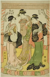 The Cock Fight - Ohisa do Takashimaya e Okita do Naniwaya