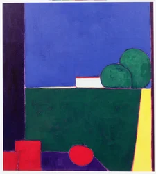 Noite na Toscana (acrílico sobre papel)