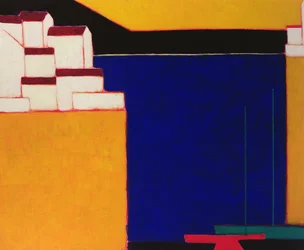 Mileai, Pelion, Grécia, 1998 (acrílico sobre papel)