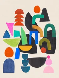Formas abstratas coloridas