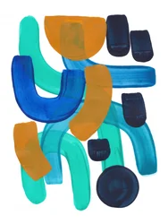 Formas abstratas coloridas