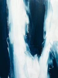 Abstrato em Azul Dinâmico