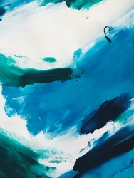 Abstrato em Azul Dinâmico